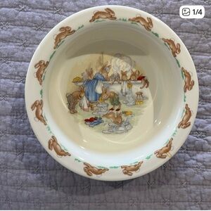 Vintage Bunny Children's Bowl,  Royal Doulton